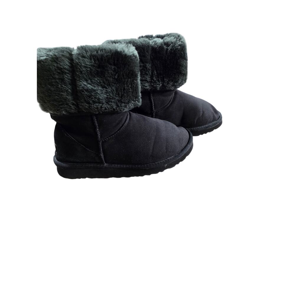 UGG Australia Classic Tall 5815 Black Sheepskin Boots Womens 8 Y2K
